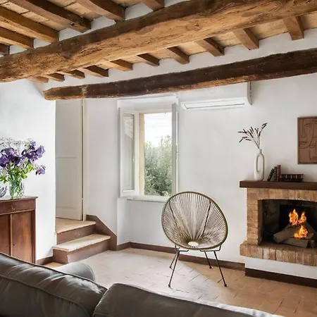 Daire Il Borghetto - La Casa Di Elba, Terrazzo Panoramico In Val D'orcia *