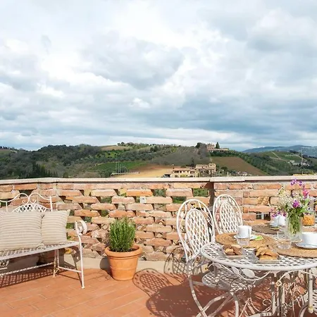 Il Borghetto - La Casa Di Elba, Terrazzo Panoramico In Val D'orcia